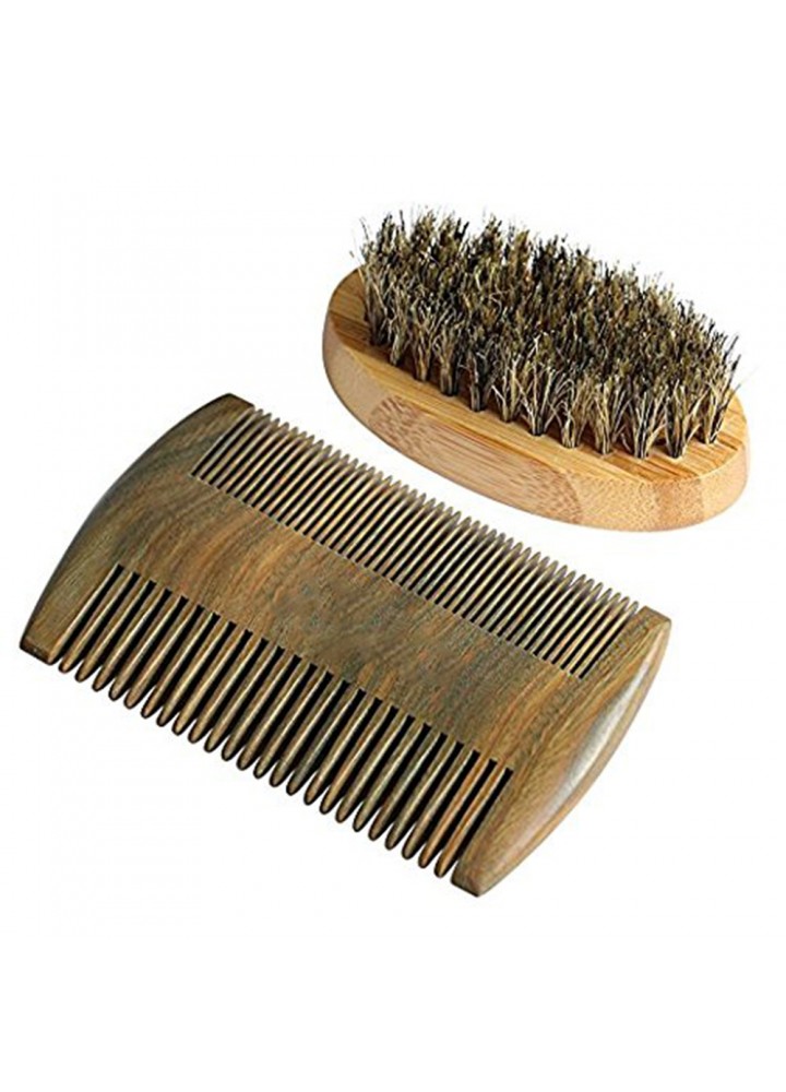 Beard Brush & Comb Set for Men's Care